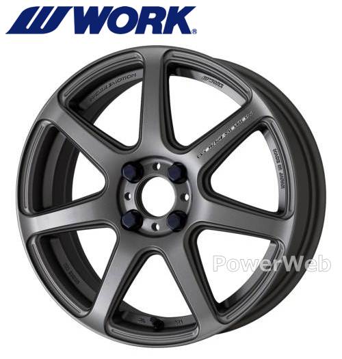 WORK EMOTION T7R アッシュドチタン 15インチ ホイール　4本 WORK WORKエモーション T7R アッシュドチタン 15インチ 5.0J