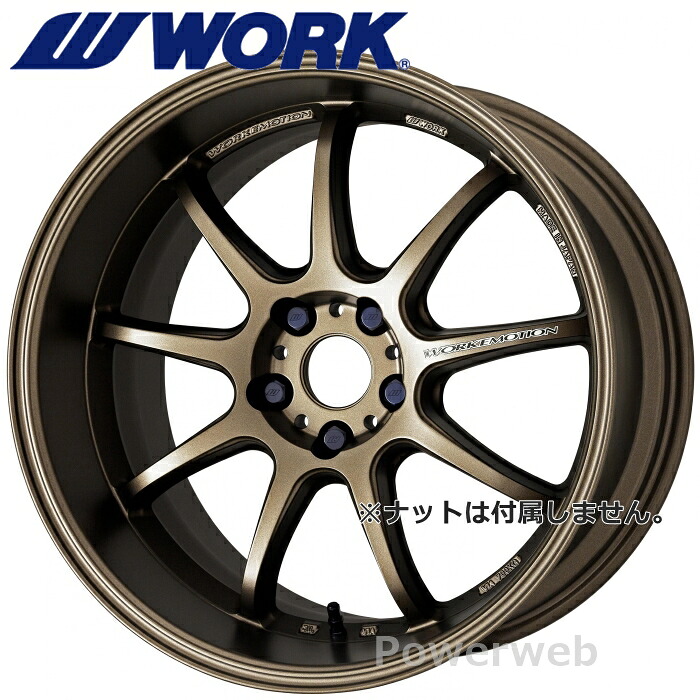 WORK EMOTION D9R 18インチ 9.5J PCD:100 穴数:5 inset:38 アッシュドチタン (AHG) ワーク エモーション D9R [ホイール4本セット]
