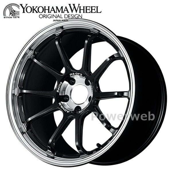 楽天市場】ADVAN Racing RZ-DF2 19インチ 9.5J PCD:100 穴数:5