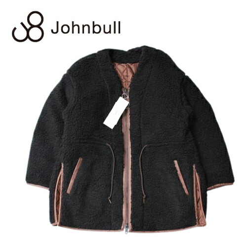 JOHNBULL   キルティングボアリバーシブルミリタリーブルゾン  AH106 ジョンブル 上衣 厚地の外套 アウター レディース レディース上衣 ボア 赤銅色 m