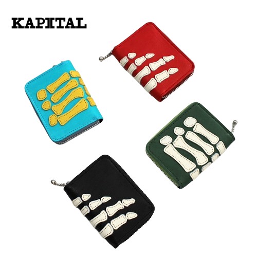 新品 kapital ウォレット ボーン