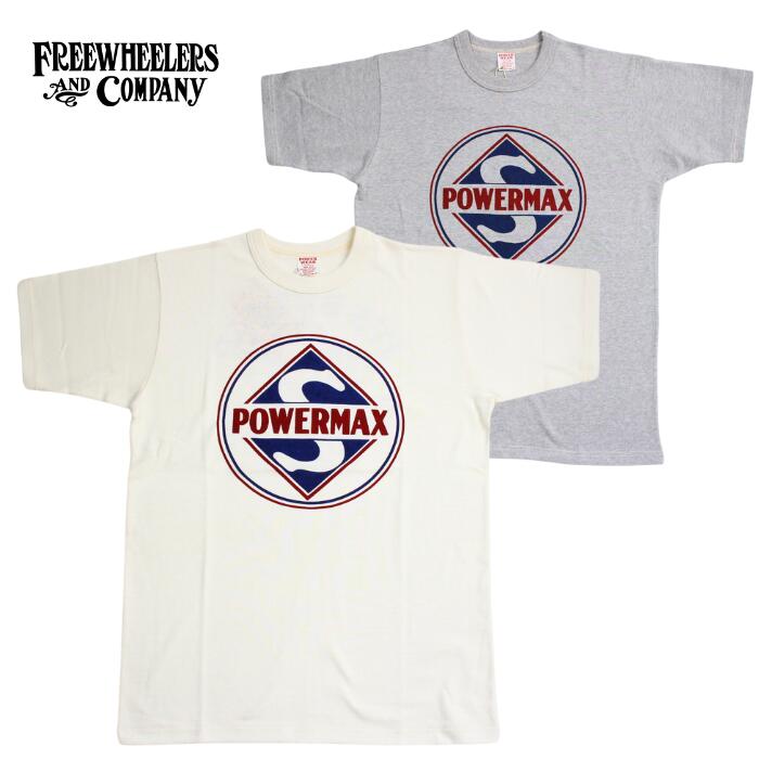 FREEWHEELERS POWER WEAR COMPANY SERIES &rdquo;SKELLY&rdquo; SHORT SLEEVE T-SHIRT #2525008 #2525007 フリーホイーラーズ パワー ウェア カンパニーシリーズ スケリー Tシャツ アメカジ 半袖 freewheelers コットン メンズ｜Powwow Trading Post