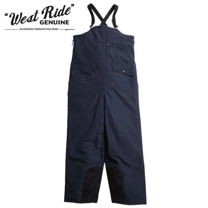 gm/ WEST RIDE ウエストライド CLASSIC MOUNTAIN BIB OVERALL BLK メンズ  厚地の外套櫂 自動二輪車 バイ鉄道車両 アメカジ west ride