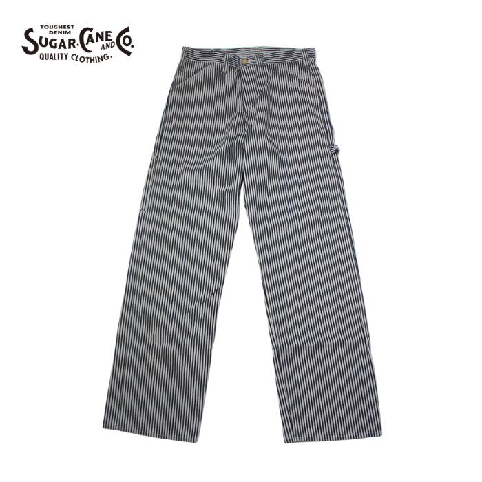 早い者勝ち！！希少！シュガーケーン ヒッコリーペインターパンツ シュガーケーン SUGARCANE [SC42496] 11oz. ヒッコリー