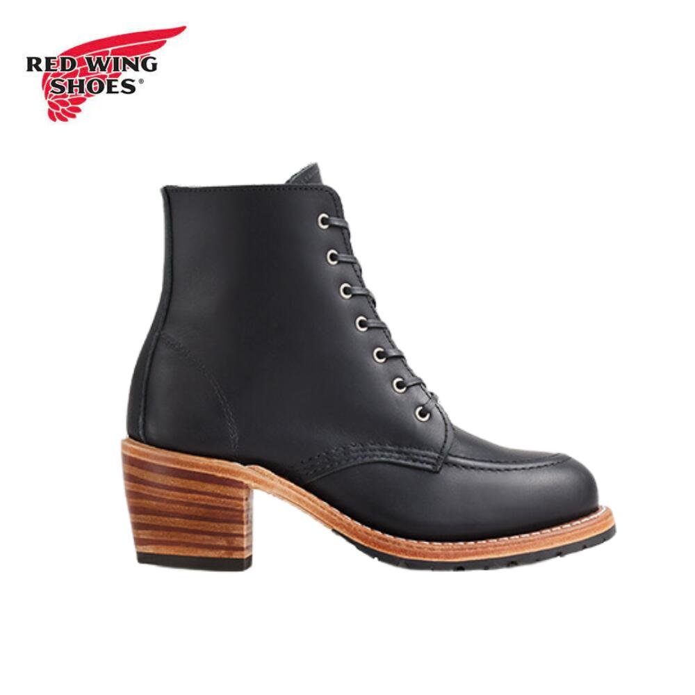 RED WING 3405 Clara レッドウイング クララ ウィメンズライン ブーツ レディース 革靴 レザー 本革 アメカジ レザーブーツ Bワイズ ブラック・バウンダリー|Powwow Trading Post
