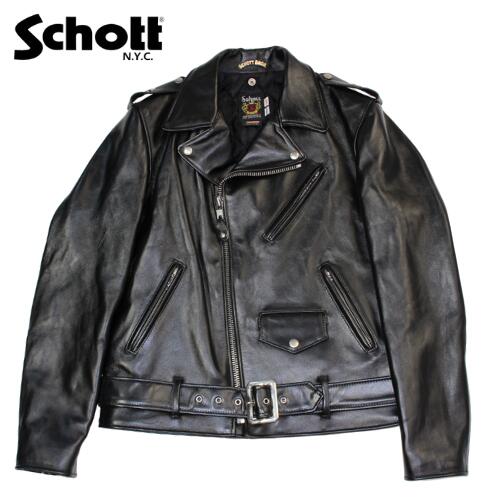 楽天市場】SCHOTTレザー Schott ショット シングルライダース 641
