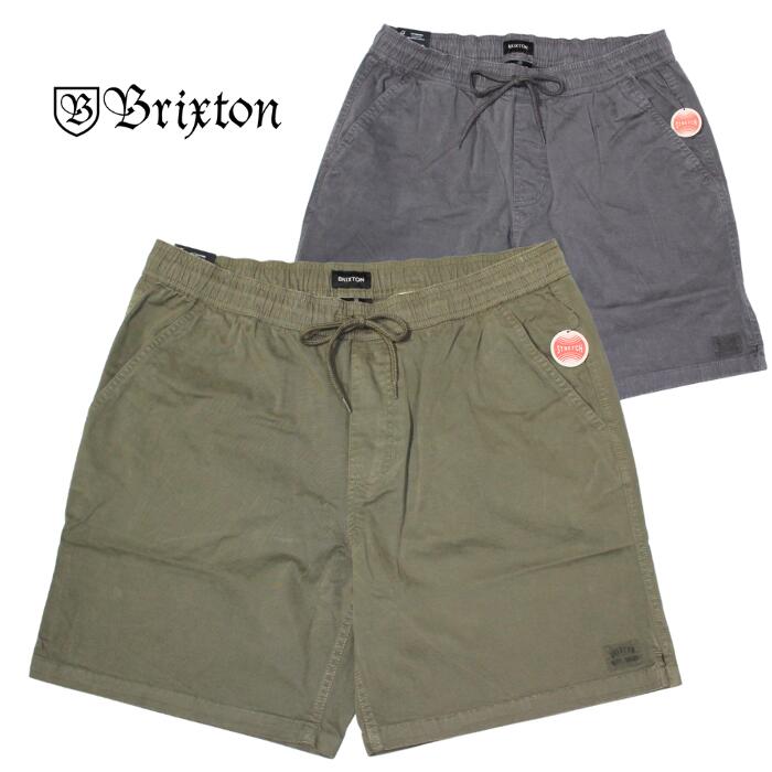 BRIXTON ブリクストン EVERYDAY VINTAGE WASH SHORT 30001 エブリデイ ビンテージ ウォッシュ ショーツ パンツ メンズ 短パン 無地 brixton｜Powwow Trading Post