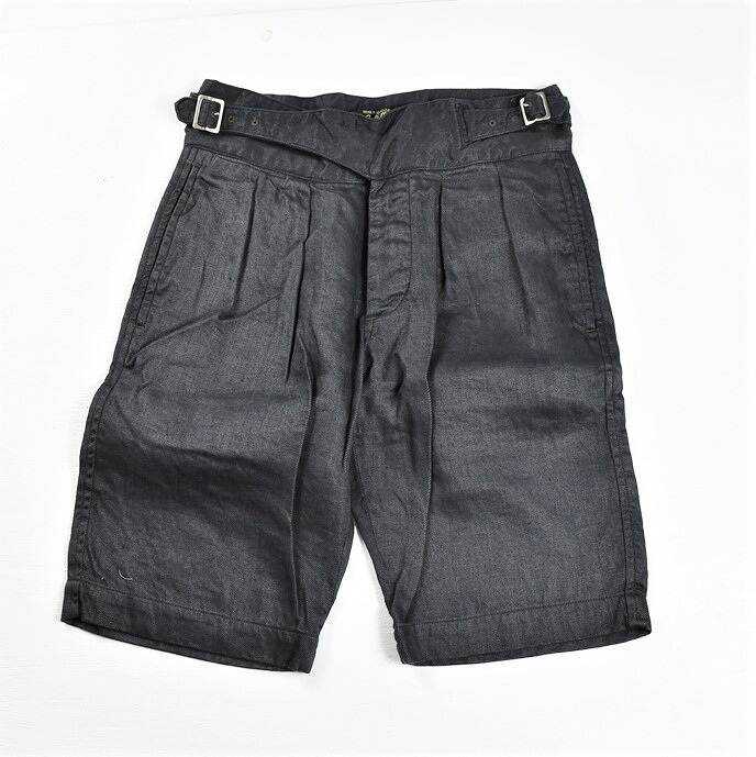 gm-lab/COLIMBO コリンボ ORIGINAL SHELTER ISLAND SHORTS ショートパンツ ZS0206 リネン100% ブラック|Powwow Trading Post