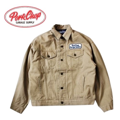 楽天市場】M【PORKCHOP BOA COACH JKT (KHAKI) ポークチョップ