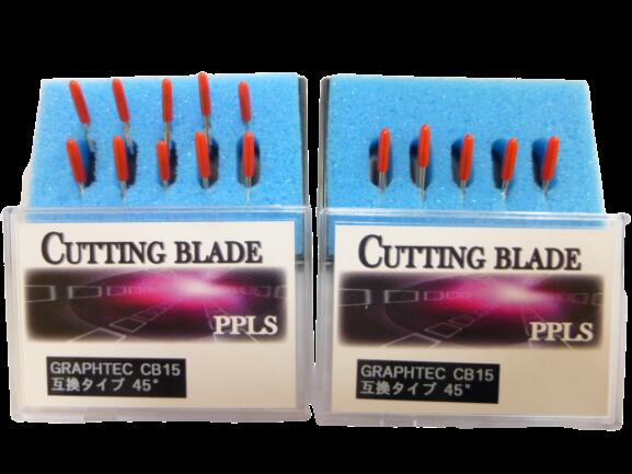 567 PPLS GRAPHTEC(グラフテック) CB15 手合い カッティングブレード 取り替えっこ品 45° 15本書き割り