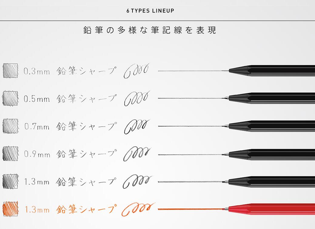 楽天市場 コクヨ 鉛筆シャープ えんぴつのような6角軸シャープペンシル0 3mm 0 5mm 0 7mm 0 9mm 1 3mm Pen And Page Maruyoshi