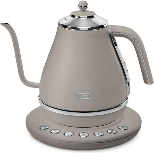 De’Longhi (デロンギ) 明かり喫茶店湯沸かし アイコナ KBOE1230J-BG 体温合わせる役立つこと付き添い人 ステンレス鋼 お手々ドリップ 1.0L 壱うしろ押し5座標軸体温築き上げる 20分保温役立つこと 判然たるな注ぎ気味合い 見分かりやすい水量計 [ビターグレージュ] デロンギファミリー書きとどめるで3年引き受ける