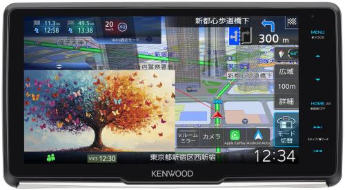 ケンウッド(Kenwood)カーナビ 彩速 HD9インチ MDV-M912F 「Apple CarPlay」「Android Auto」対応 ワイヤレスミラーリング 安心の日本製 フローティング