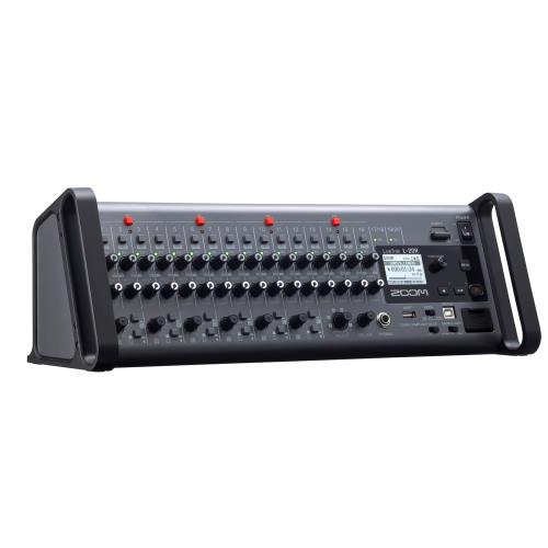 ZOOM L20R ラックマウント型 デジタルミキサー 20ch 22トラック同時録音 iPadリモート対応 配信 ライブ バンド録音Lシリーズ 保証3年｜ピースリーショップ　店