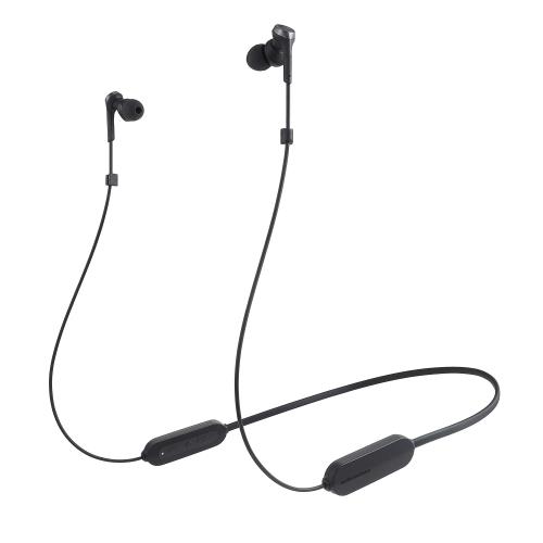 オーディオテクニカ ATH-CKS330XBT BK ワイヤレスイヤホン bluetooth 重低音 SOLID BASS/防滴仕様 / 最大約20時間連続再生 / ATH-CKS330XBT BK ブラック