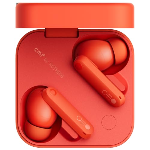 「 2024年度グッドデザイン賞受賞」CMF by Nothing Buds Pro 2 ワイヤレスイヤホン｜50dB ANC/LDAC/6マイク/ChatGPT対応/Bluetooth5.3/低遅延/マルチポイント/スマートル搭載 (オレンジ)