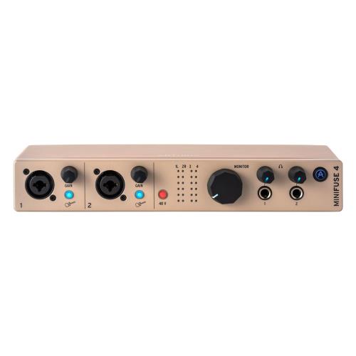 Arturia アートリア 音楽制作ソフト付属 ポータブル・オーディオインターフェイス MiniFuse 4 Champagne シャンパーニュ
