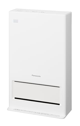 パナソニック セラミックファンヒーター 温風2段階 ナノイーX搭載 室温センサー ひとセンサー 薄型ボディ ホワイト DS-FZX1200-W