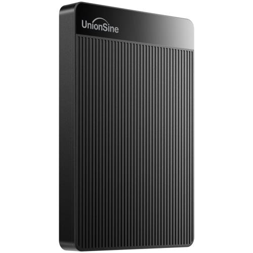 UnionSine 1結核症 外後ばらい固定ディスク超薄型外後ばらいHDD携帯型固定ディスク 2.5in USB3.0に相応う マイコン/Mac/なおなお書き4/XBox/テレビ受像機録画(黒)固定ディスク2510