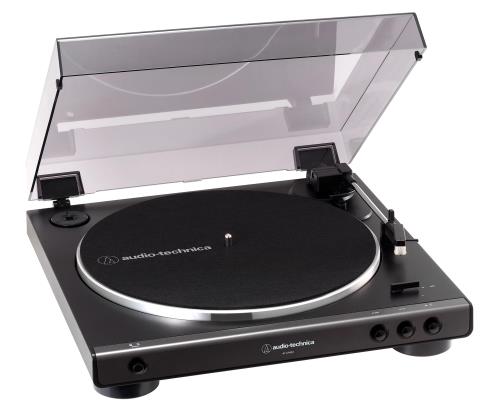 オーディオテクニカ フルオート レコードプレーヤー AT-LP60X 33/45回転対応 ベルトドライブ ダークガンメタリック AT-LP60X DGM｜ピースリーショップ　店