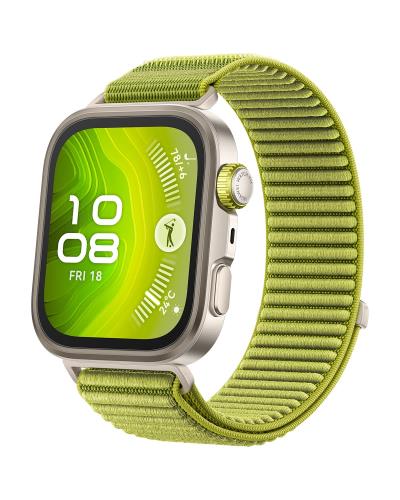 HUAWEI WATCH FIT 4 Pro スマートウォッチ 薄型軽量 ゴルフ機能 アウトドアに適した気圧計と測位システム 1.82インチ3000nitsディスプレイ サファイアガラス チタン合金ベゼル 10日間ロングバッテリー iOS/Android対応 グリーン|ピースリーショップ 店