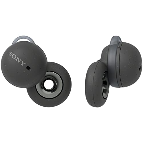 ソニー(SONY) LinkBuds :完全ワイヤレスイヤホン/小型軽量4.1グラム/フルオープンスタイルで常時装着可能/マイク通話性能/12mmドライバ/連続5.5時間再生/10分充電90分再生/IPX4防滴性能/操作性/Sound AR対応/グレー WF-L900 HM