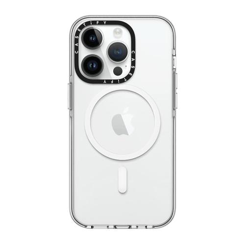 CASETiFY クリア iPhone 14 Pro ケース [黄ばみにくい素材/2mからの落下試験をクリア/MagSafe に対応]