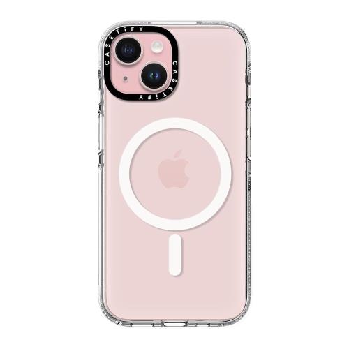 CASETiFY クリア MagSafe対応 iPhone 15 ケース [黄ばみにくい素材 / 2mからの落下試験をクリア / MagSafe に対応]
