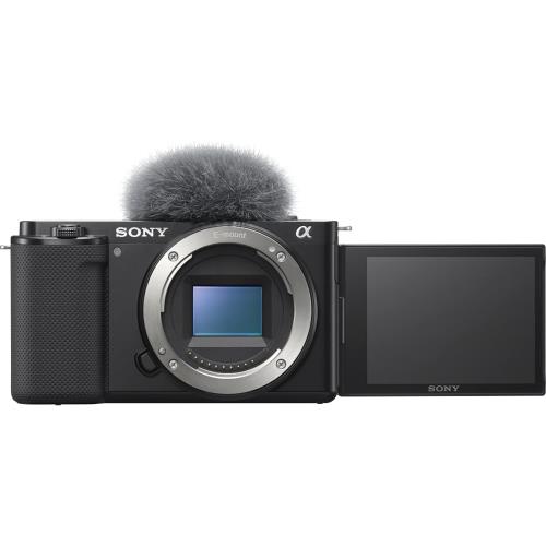 SONY(ソニー) Vlog用カメラ レンズ交換式VLOGCAM APS-C ミラーレス一眼カメラ ZV-E10 ボディ(レンズなし) ウィンドスクリーン付属 ブラック ZV-E10 B
