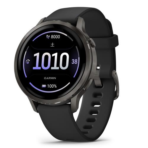 GARMIN(ガーミン)Venu 4 Slate/Black 41mm スマートウォッチ AMOLED ディスプレイ ロングバッテリー 健康 フィットネス ワークアウト Suica対応/心拍センサー/ストレスレベル・睡眠時間測定/iOS・アンドロイド対応/心電図(ECG)アプリ対応モデル日本