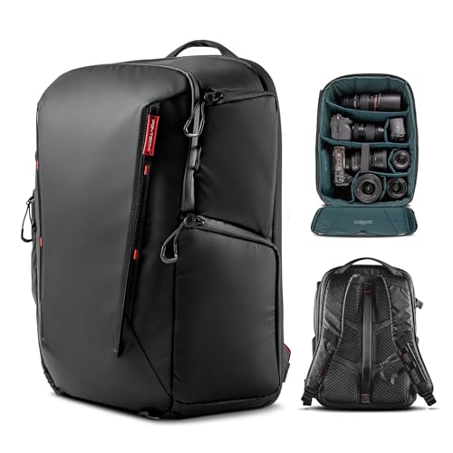 [PGYTECH] OneMo Lite 22L 写真機背嚢 軽さ 大電気容量 2気室 片方メモリアクセス 旅する 三脚架納める 雨合羽 写真機御徒面子 背嚢 うしろ側風呂敷き包み 背嚢 クラムシェルオープン 複数形衣嚢 通気うしろ側ダイアログボックス パッド入り口・入口ストラップ 合わせる能力のあるチェストストラップ 雨合羽