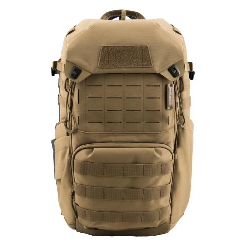 [PGYTECH] OneMo Tactical Backpack カメラバッグ 大容量バックパック リュック クイックアクセス パッド入りワイドショルダー フラット開口 仕切り調整可能 (コヨーテブラウン, 25L)