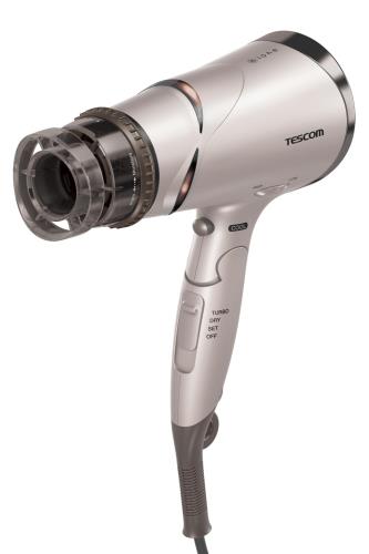 テスコム (TESCOM) ドライヤー マイナスイオン 折りたたみ 大風量 速乾 冷温風 ラク抜きプラグ ione ブロンズ TD430B-N/E