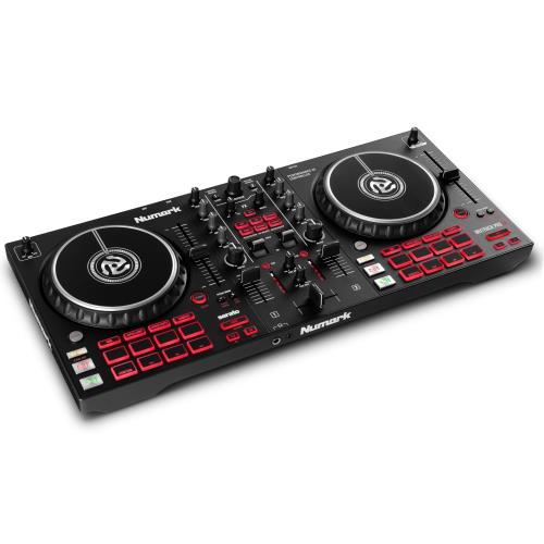 Numark DJコントローラー 2デッキ タッチセンサー搭載ジョグホイール Serato DJ Lite DJミキサー ストリーミング DJ機材 FX パドル搭載 オーディオインターフェース内蔵 ニューマーク Mixtrack Pro FX｜ピースリーショップ　店