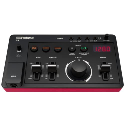 Roland ローランド AIRACompact VOICE TWEAKER E-4 ボイスチェンジャー ボーカルエフェクター リバーブ ルーパー オートピッチ ライブ演奏 ライブ配信 最大3.5時間使用