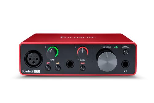 Focusrite フォーカスライト オーディオインターフェース 2イン/2アウト 24bit/192kHz Scarlett Solo (3rd Gen) ｜ピースリーショップ　店