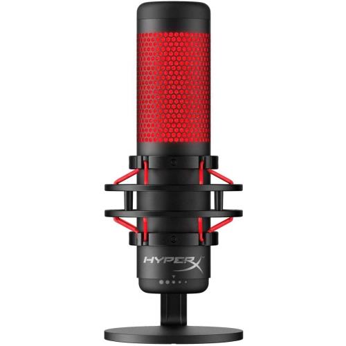 HyperX QuadCast スタンドアロンマイク ストリーマー/コンテンツクリエーター/ゲーマー向け/PC,PS4使用可能 2年保証 HX-MICQC-BK 並行輸入品 [並行輸入品]｜ピースリーショップ　店