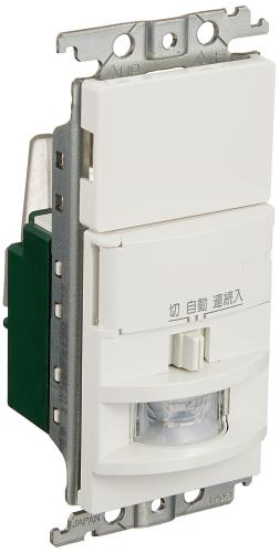 パナソニック(Panasonic) 壁滑りだし熱線検出器付自動小銃取り替えっこ 白いこと WTK1811WK