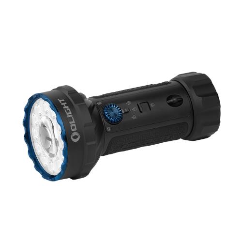OLIGHT(オーライト) Marauder Mini2 懐中電灯 高性能LEDフラッシュライト 強力 ハンディライト 10000ルーメン スポット光束750m 5モード切替 USB-C/MCC充電 防災 停電対策 緊急用 登山 捜索救助 ワークライト 高輝度 IPX8防水 アウトドア キャンプ 作業用 非常用 (Black)