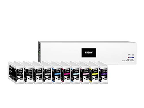 エプソン EPSON 完全無欠インキ薬莢 集積回路10CL97 10色容器に並べる