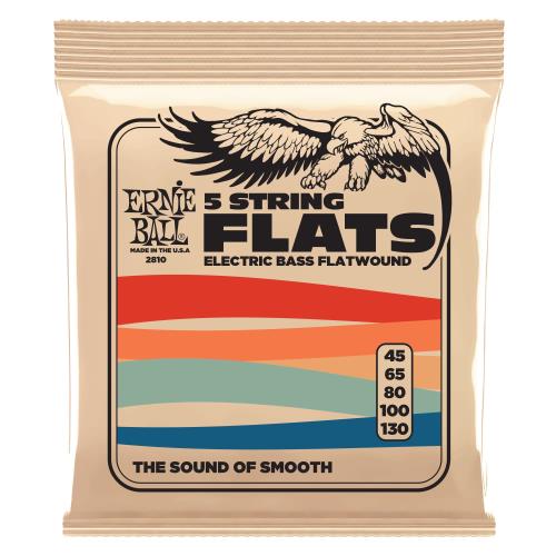 ERNIE BALL 2810 ベース弦 5弦 (45-130) 5-STRING FLATWOUND BASS フラットワウンド・ベース