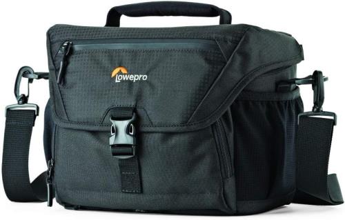 ロープロ(Lowepro) カメラショルダーバッグ ノバ180AW II 7.4L コンパクト アクセサリーポケット充実 レインカバー付属 ブラック LP37213-PKK