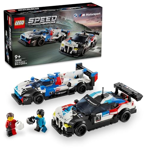 レゴ(LEGO) スピードチャンピオン BMW M4 GT3  BMW M ハイブリッド V8 レースカーコンボ おもちゃ 玩具 誕生日 プレゼント ブロック 男の子 女の子 子供 9歳 10歳 11歳 小学生 乗り物 車 ミニカー 76922