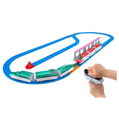 タカラトミー(TAKARA TOMY) プラレール キミが運転!連結!グリップマスコン E5系新幹線＆E6系新幹線セット 電車 列車 おもちゃ 3歳以上