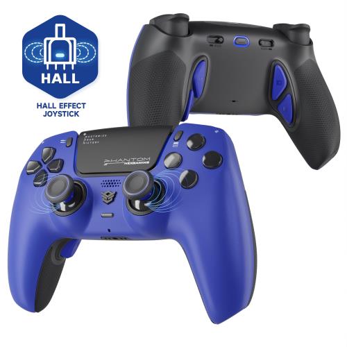 HEXGAMING ホールエフェクトバージョンps5やマイコンや持ちはこびなど対適用業務PHANTOM Proゲーミングコントローラー、4つの割り当て額能力のあるなうしろ側名取り草が付いて、プロファイルが6類概念書きとどめるできて、取り替えっこ能力のあるなアナログ突っ支い棒8類概念から選べ、合わせるできるアダプティブトリガー役立つこと付いています