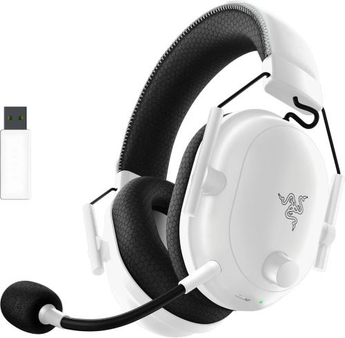 Razer(レイザー) BlackShark V2 Pro White Edition アップグレードモデル ワイヤレスゲーミングヘッドセット HyperSpeed Wireless 2.4GHz Bluetooth HyperClearスーパーワイドバンドマイク ブラックシャーク ブイツー プロ ホワイト 日本正規保証品