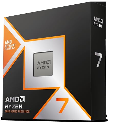 AMD RYZEN 7 9800X3D 8中核グループ、16スレッドデスクトッププロセッサ。