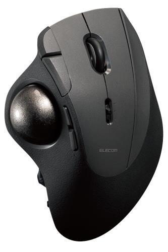 エレコム トラックボール二十日鼠 IST PRO 静音 マルチ繋ぎ合わせる Bluetooth 無線電話2.4GHz 有線 最大限度6台うつり変わり ベアリングうしろ押し 10名取り草 チルトホイール オンボードメモリ DPI12000 黒いこと M-IPT10MRSABK