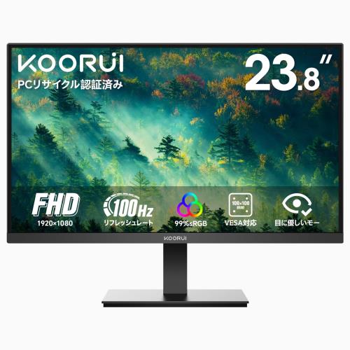 KOORUI モニター 24N1A 23.5インチ 美品 楽天市場】24N1A KOORUI モニター 23.8インチ ディスプレイ HDMI 1.4