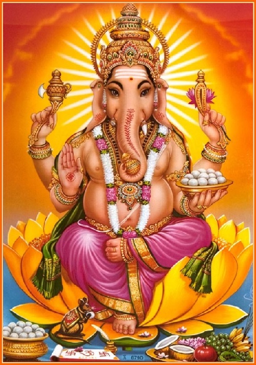 楽天市場】インドの神様 ガネーシャ神お守りカード×1枚[012]India God 